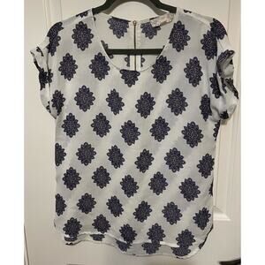 Pink Republic womens large blouse top